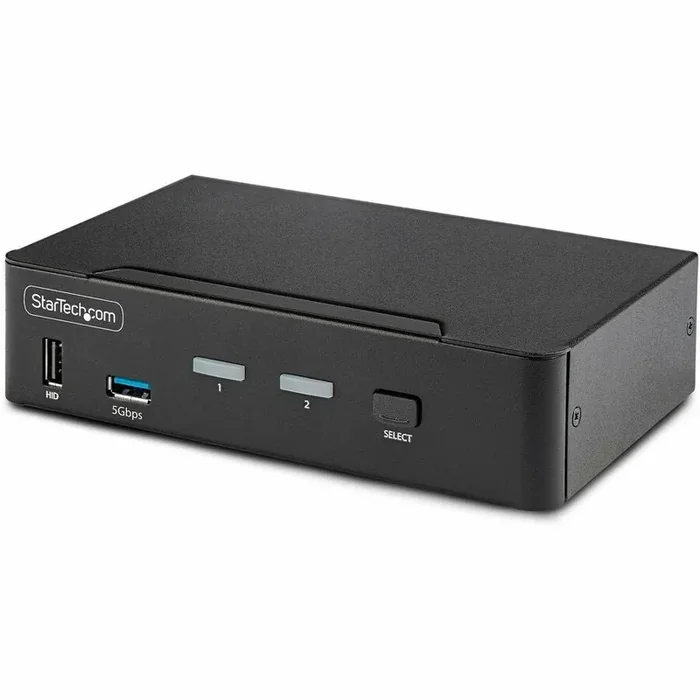 产品名称中包含顶级域名,检查并适当处理后再继续! StarTech.com 2-Port DisplayPort 1.4 KVM Switch, 8K 60Hz / 4K 144Hz, 2x USB 3.0 Ports, 4x