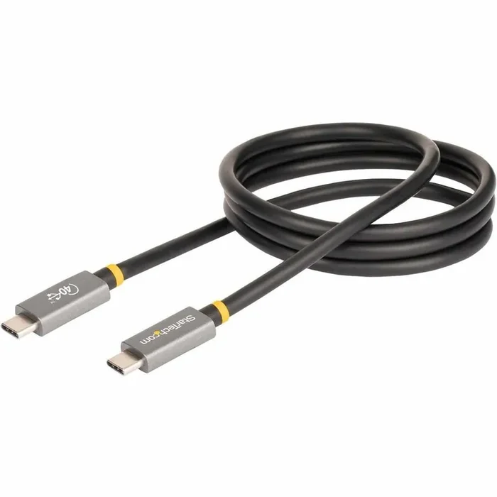 产品名称中包含顶级域名,检查并适当处理后再继续! StarTech.com 3ft (1m) USB4 Cable, USB-IF Certified USB-C Cable, 40 Gbps, 100W, 8K 60Hz,