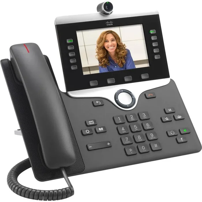 Cisco 8865 IP Phone – Corded/Cordless – Corded/Cordless – Wi-Fi, Bluetooth – Desktop, Wall Mountable – Charcoal CP-8865-3PCC-K9++=