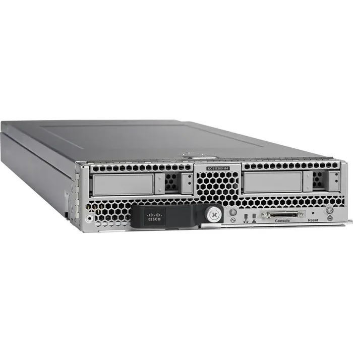 Cisco B200 M4 Blade Server – 2 x Intel Xeon E5-2630 v3 2.40 GHz – 128 GB RAM – 12Gb/s SAS Controller UCS-SR-B200M4-E