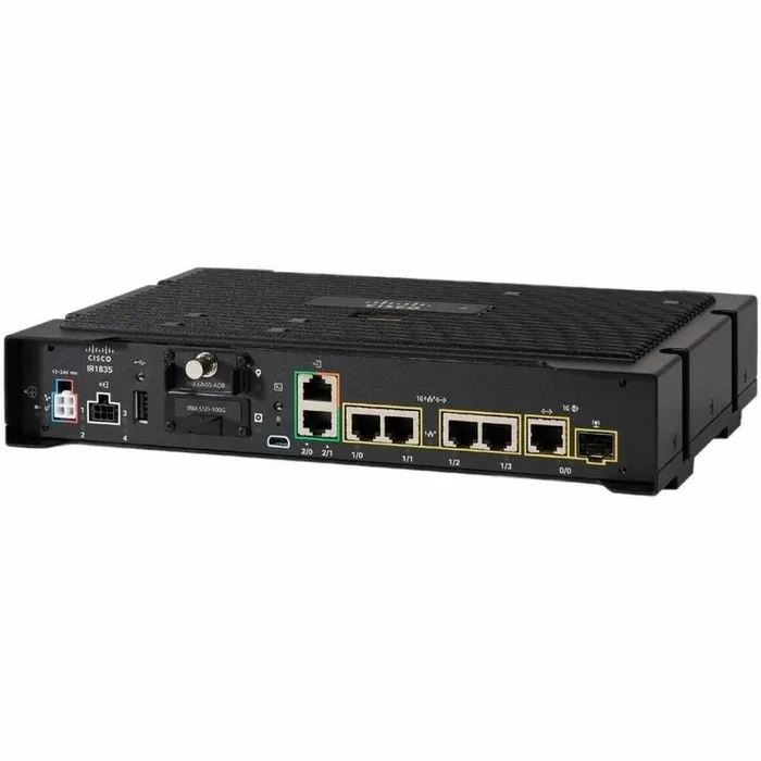 Cisco Catalyst IR1831-K9 Router – 5 Ports – 4 RJ-45 Port(s) – 1 WAN Port(s) – Management