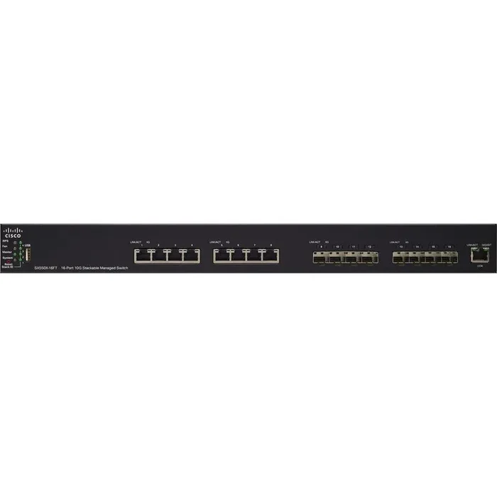 Cisco SX550X-16FT 16-Port 10G Stackable Managed Switch