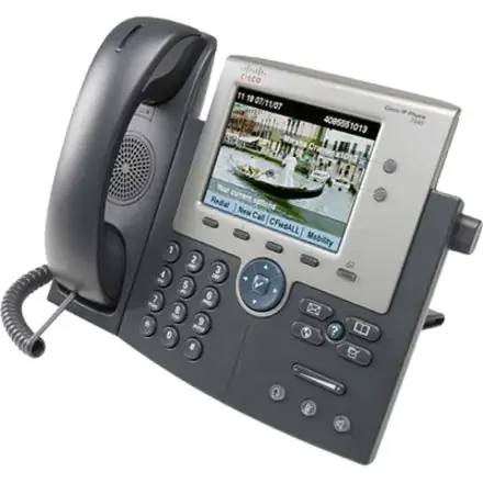 Cisco Unified 7945G Ip Phone – Desktop, Wall Mountable – Dark Gray, Silver