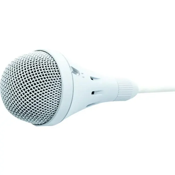 ClearOne Wired Electret Condenser Microphone – White 930-6200-309-W-A