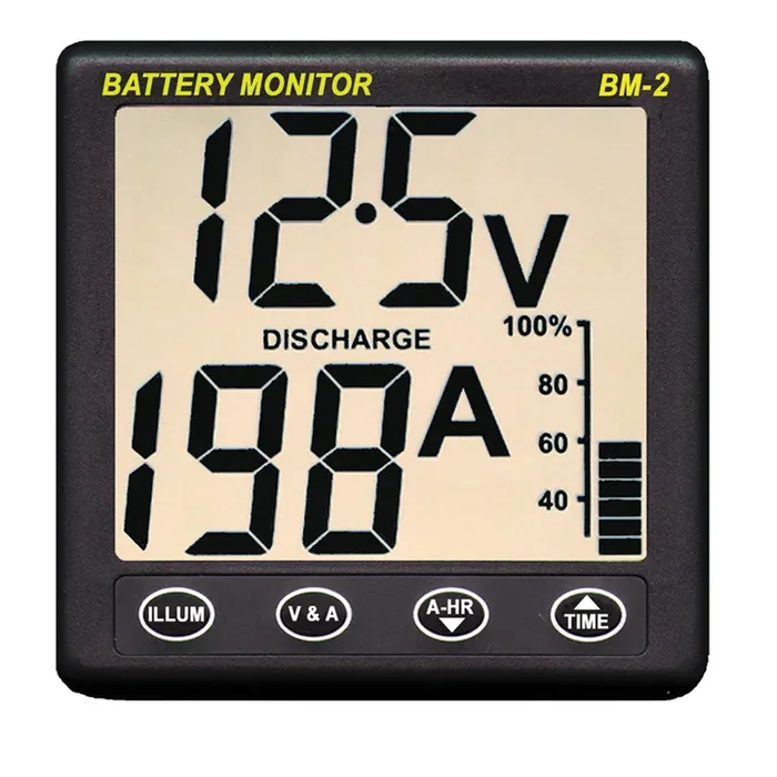 Clipper BM-2 Battery Monitor w/Shunt – 200Amp