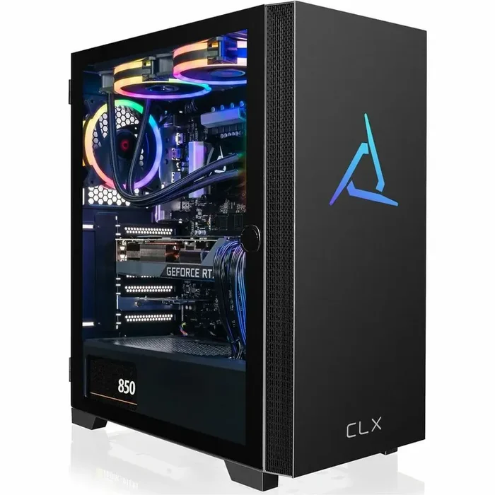 CLX SET Gaming Desktop – Liquid Cooled Intel Core i7 13700KF 3.4GHz 16-Core Processor, 32GB DDR5 Memory, GeForce RTX 4070 Ti 12GB GDDR6X Graphics, 1TB SSD, 4TB HDD, WiFi, Windows 11 Home 64-bit