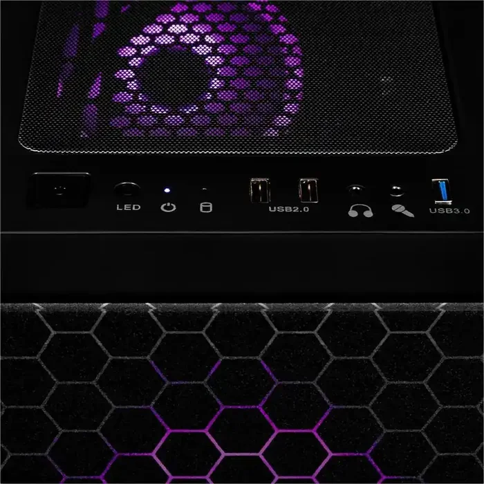 CLX SET TGMSETRTA3503BM Gaming Desktop Computer – AMD Ryzen 7 7700X Octa-core (8 Core) 4.50 GHz – 32 GB RAM DDR5 SDRAM – 2 TB HDD – 1 TB M.2 PCI Express NVMe SSD – Mid-tower – Matte Black