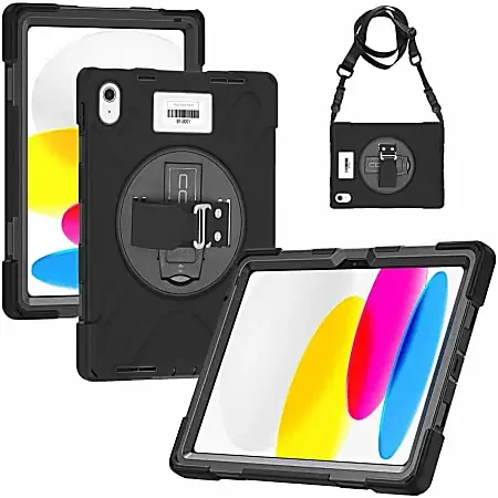 CODi Rugged Carrying Case for 10.9″ Apple iPad (10th Generation) Tablet, Stylus