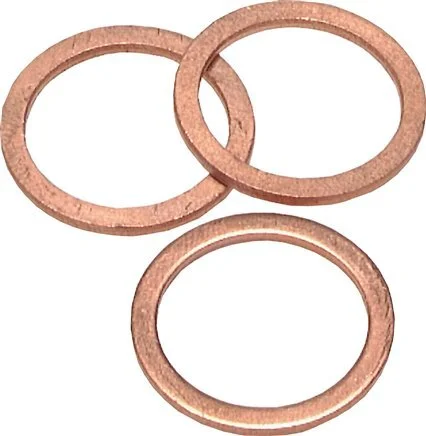 Copper Gasket 22.2×28.9×1.5 mm [10 Pieces]