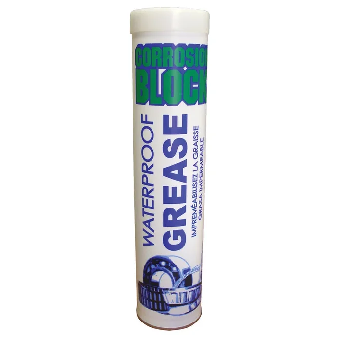 Corrosion Block High Performance Waterproof Grease – 14oz Cartridge – Non-Hazmat, Non-Flammable & Non-Toxic