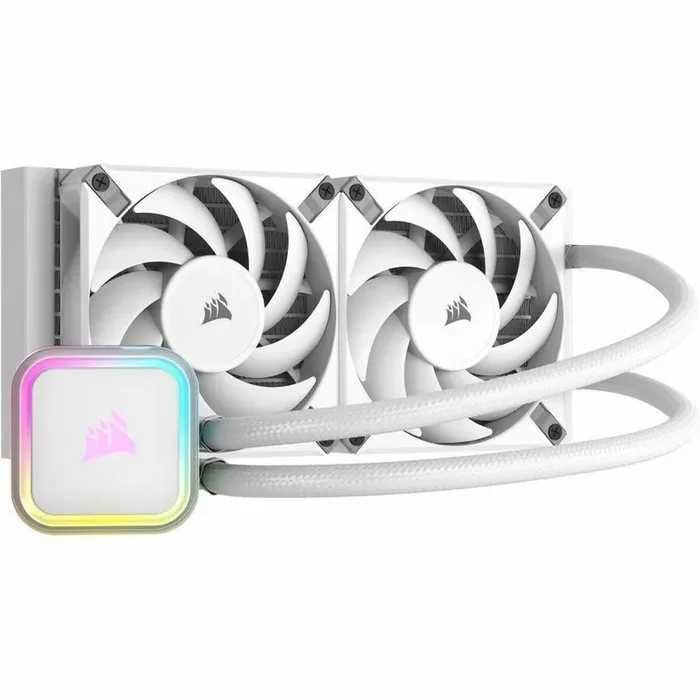 Corsair iCUE H100i RGB ELITE Liquid CPU Cooler – White