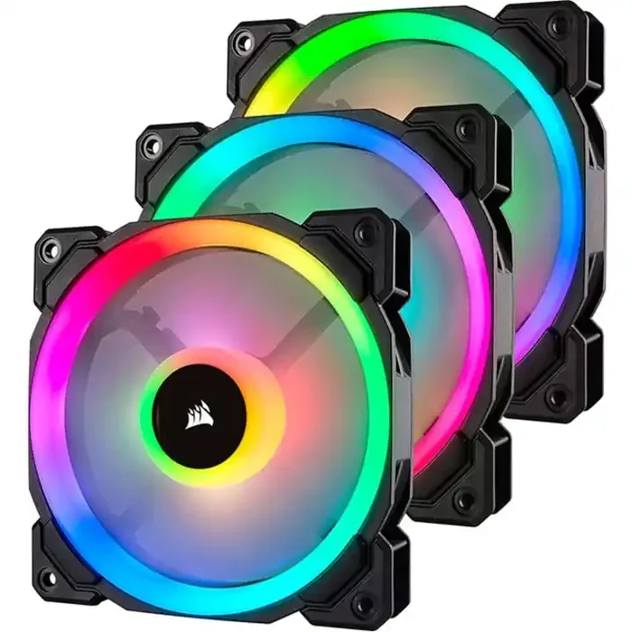 Corsair LL120 Cooling Fan – 3 Pack – 4.72 Maximum Fan Diameter – 1 x Fan(s) – 1500 rpm – 4