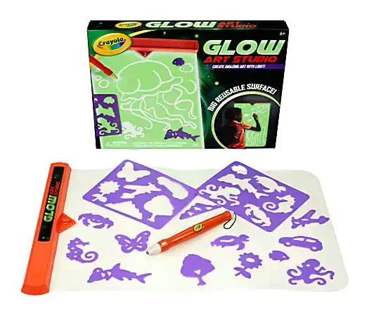 Crayola Glow Art Studio Glow in the Dark Studio for Kids
