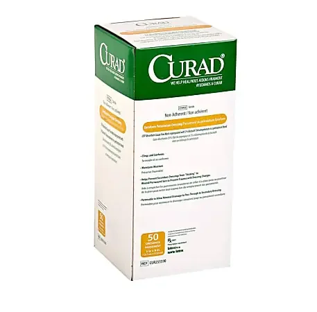 CURAD® Sterile Xeroform Gauze, 9″ x 5″, White, Pack Of 200