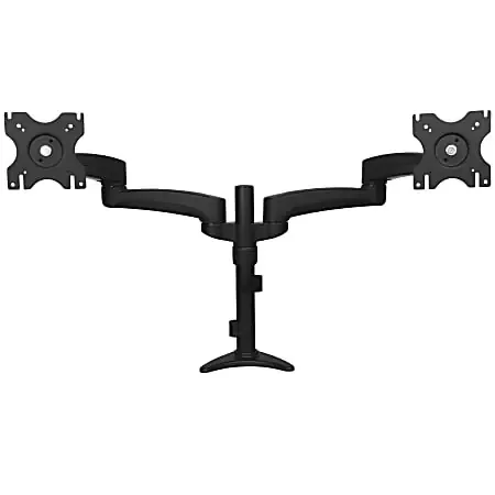 Desk Mount Dual Monitor Arm – Dual Articulating Monitor Arm – Height Adjustable Monitor Mount – For VESA Monitors up to 24″