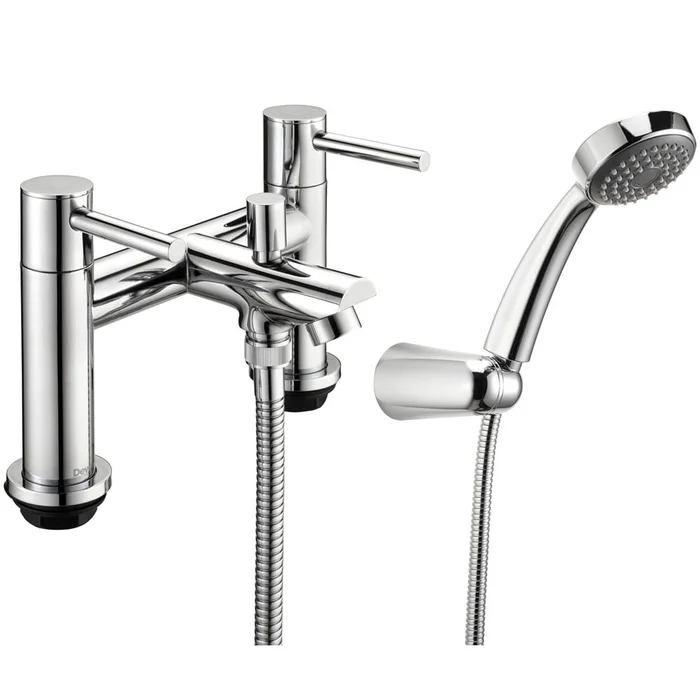 Deva Insignia Chrome Deck Mounted Bath Shower Mixer Tap INS106