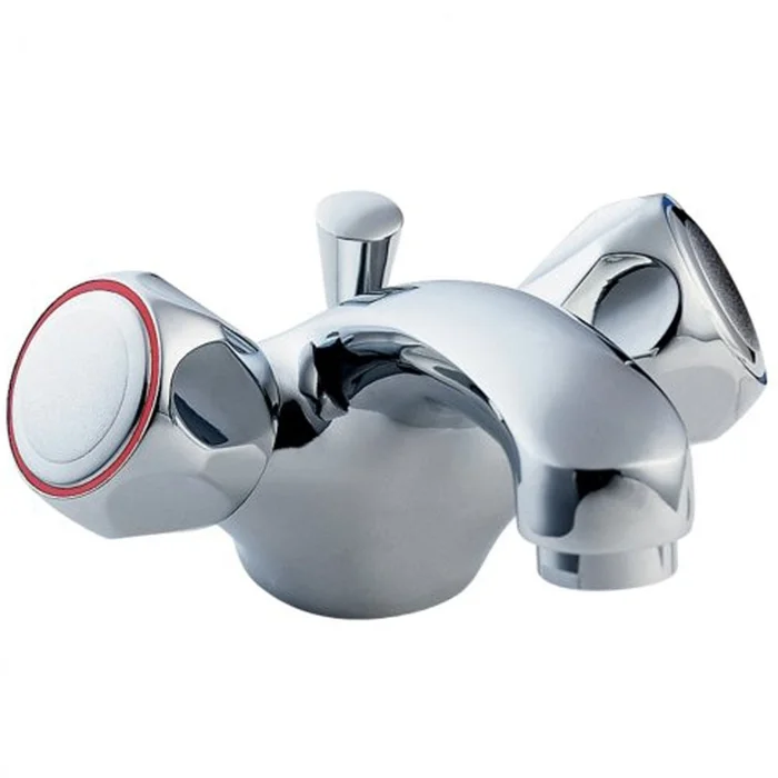 Deva Vitality Chrome Mono Basin Mixer Tap & Press Top Waste VR113