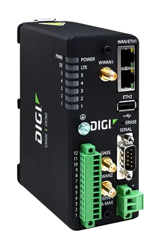 Digi Ix30-Pr – Priority, North America, Lte, Cat-7, Dual Ethernet, Rs-232/422/485, Gnss