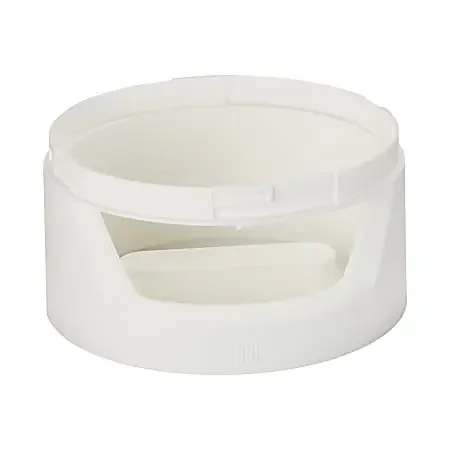 Dixie® Ultra Surface System Dispenser Trash Receptacle, 3-3/8″H x 6-5/8″W x 6-5/8″D, White