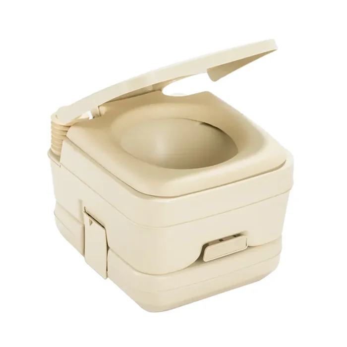 Dometic 964 MSD Portable Toilet w/Mounting Brackets – 2.5 Gallon – Parchment
