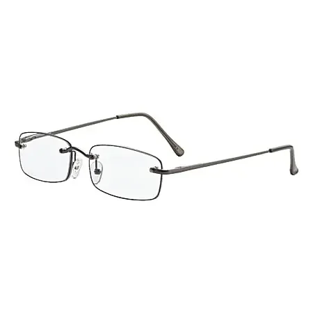 Dr. Dean Edell Beaumont Reading Glasses, +1.75, Gunmetal
