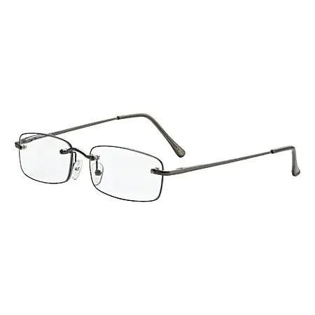 Dr. Dean Edell Beaumont Reading Glasses, +2.50, Gunmetal