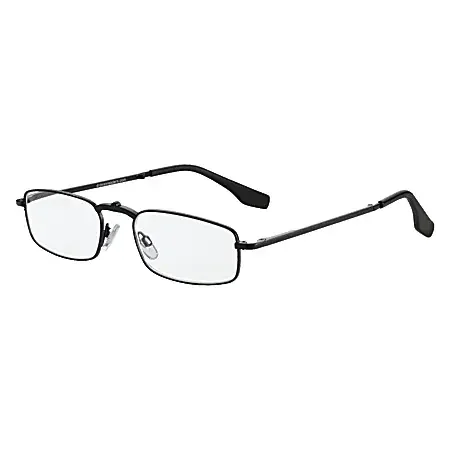 Dr. Dean Edell Folder Reading Glasses, Black, +2.50