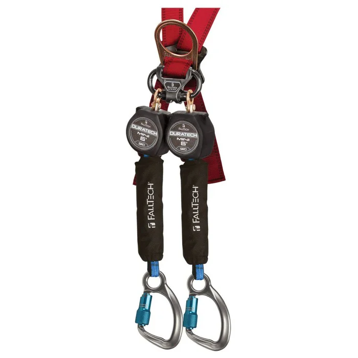 DuraTech Mini 6′ Twin Leg Personal SRL with Carabiner 72706TB6
