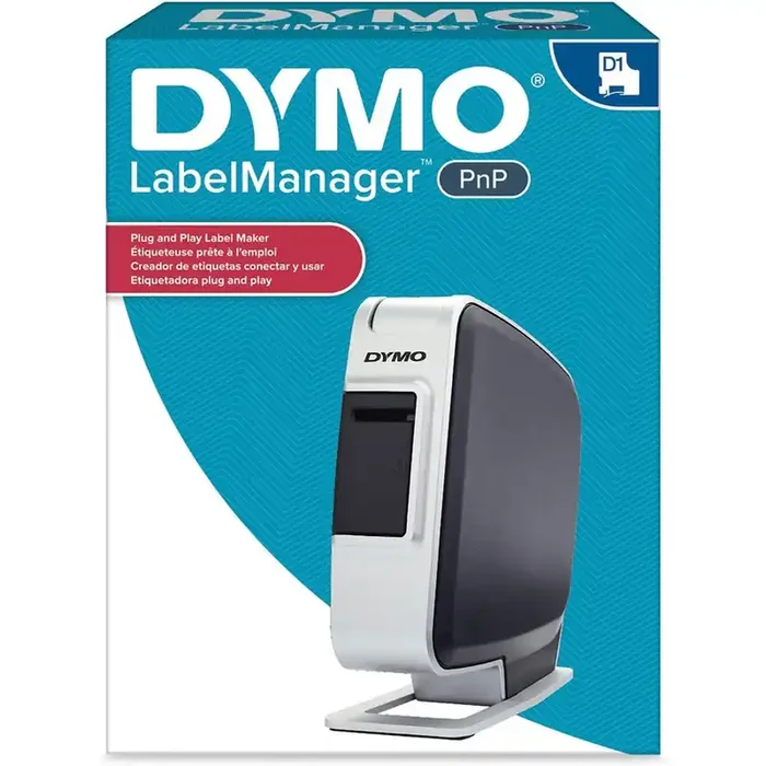 Dymo LabelManager Thermal Transfer Printer – Label Print – Battery Included – With Cutter – Black, Silver
