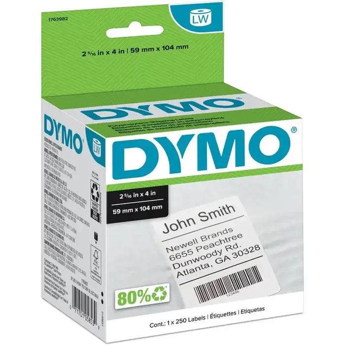 Dymo Permanent Poly Shipping Labels