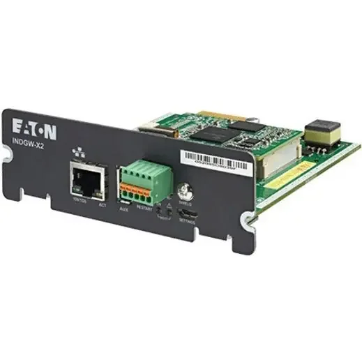 Eaton Gigabit Industrial Gateway X2 Card – X-Slot – 1 x Network (RJ-45) Port(s) – USB