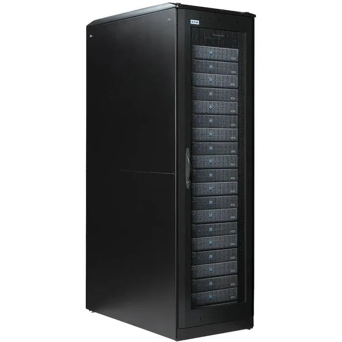 Eaton Paramount 42U Server Rack Enclosure – 48 in. Depth, Doors Included, No Side Panels, TAA