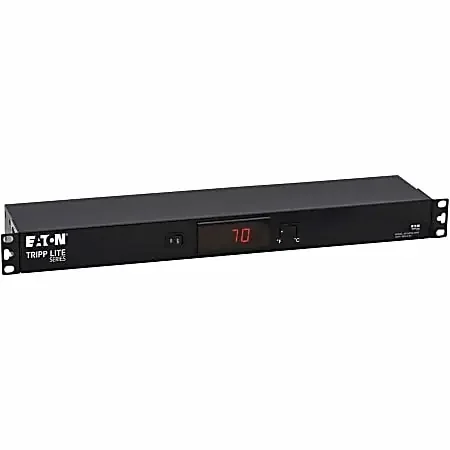 Eaton Tripp Lite Series 1U Digital Temperature Sensor, Blanking Panel, LCD – Rack blanking panel – with temperature sensor – SR1UPNLTEMP
