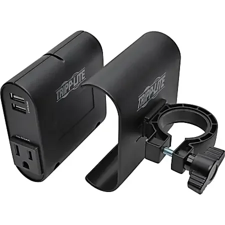 Eaton Tripp Lite Series AC/USB Charging Clip for Display Mounts – 4 x Power Receptacles – 120 V AC / 8 A Pole Mountable