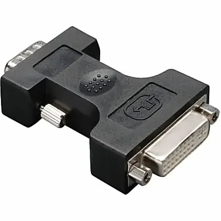 Eaton Tripp Lite Series DVI to VGA Video Adapter (DVI-I to HD15 F/M) – 1 x HD-15 Male – 1 x DVI Female Video