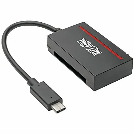 Eaton Tripp Lite Series USB 3.1 Gen 1 (5 Gbps) USB-C to CFast 2.0 Card and SATA III Adapter, Thunderbolt 3 compatible – U438-CF-SATA-5G