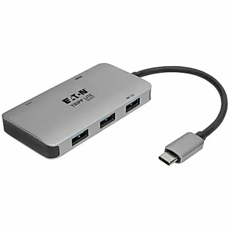 Eaton Tripp Lite Series USB C Multiport Adapter Converter 3 USB-A, 4K HDMI PD Charging Thunderbolt 3 Compatible – U44406NH3UC