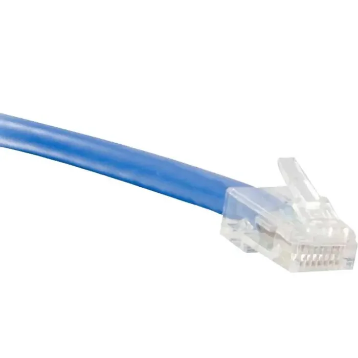 ENET 6in Orange Cat5e Non-Booted (No Boot) (UTP) High-Quality Network Patch Cable RJ45 to RJ45 – 6 Inch C5E-OR-NB-6IN-ENC