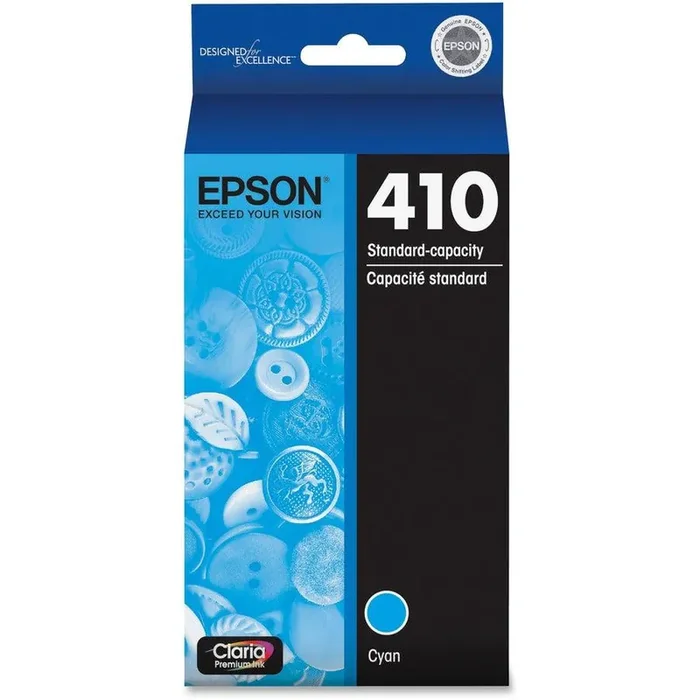 Epson Claria 410 Original Inkjet Ink Cartridge – Cyan – 1 Each
