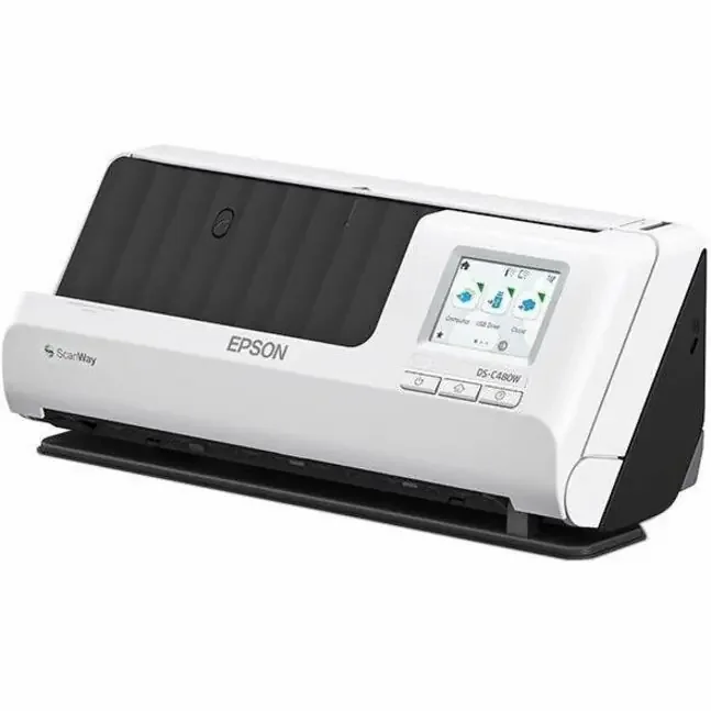 Epson DS-C480W Sheetfed Scanner – 600 dpi Optical – 10-bit Color – 30 ppm (Mono) – 30 ppm