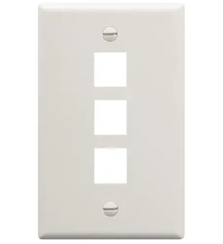 FP03PWH-SPK FACEPLATE 25 PK WHITE WAV-FACE-3-WH-25PK