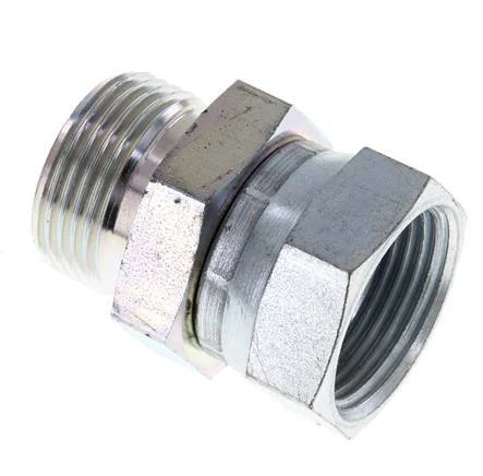 G 1” F/M Zinc plated Steel Reducing Adapter 150 Bar – Hydraulic