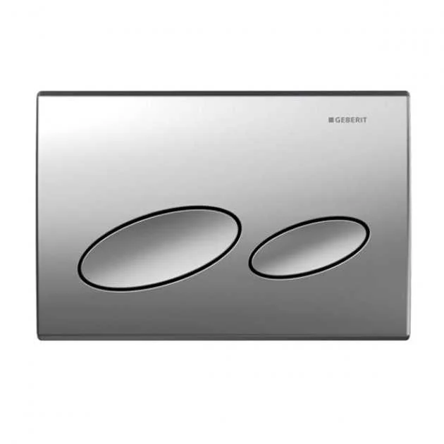 Geberit Kappa20 Modern Dual Flush Plate – Matt Chrome – 115.228.46.1