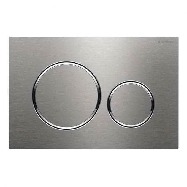 Geberit Sigma20 Modern Dual Flush Plate – Brushed Stainless Steel – 11