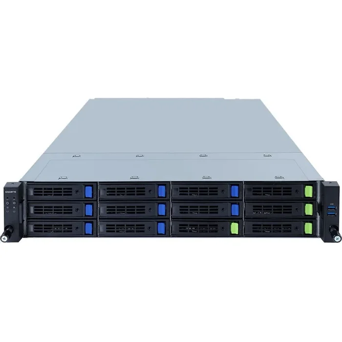 Gigabyte R283-Z93 (rev. AAF1) Barebone System – 2U Rack-mountable – Socket SP5 LGA-6096 – 2 x Processor Support