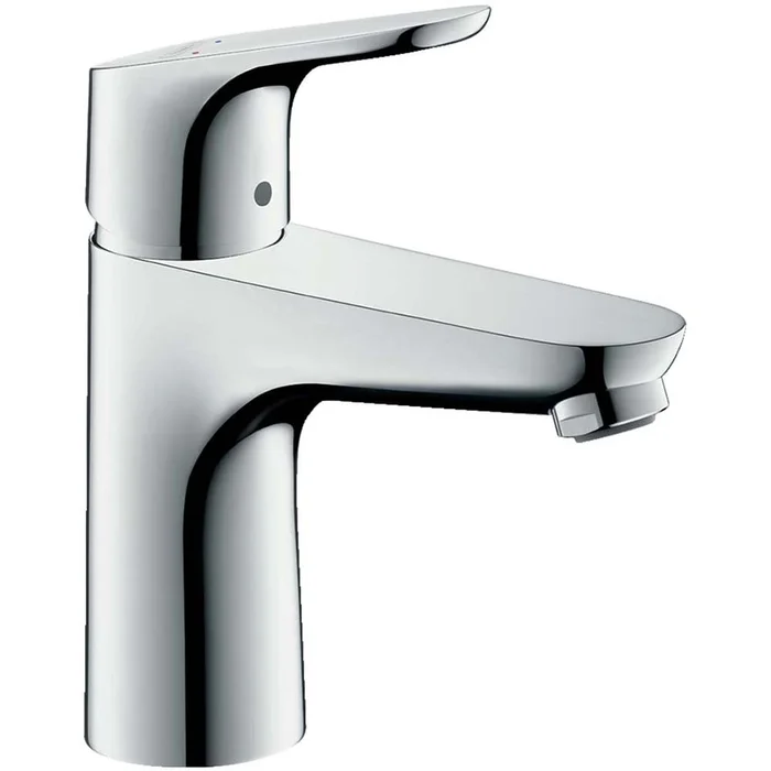 Hansgrohe Focus Chrome Basin Mixer Tap 100 LowFlow 3.5 l/min With Pop-Up Waste