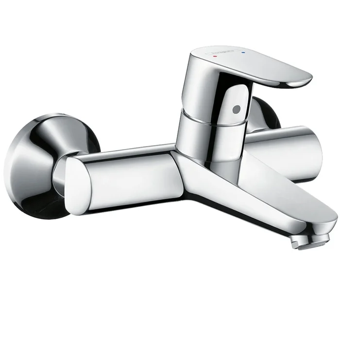 Hansgrohe Focus Chrome Exposed Single Lever Basin Mixer Tap