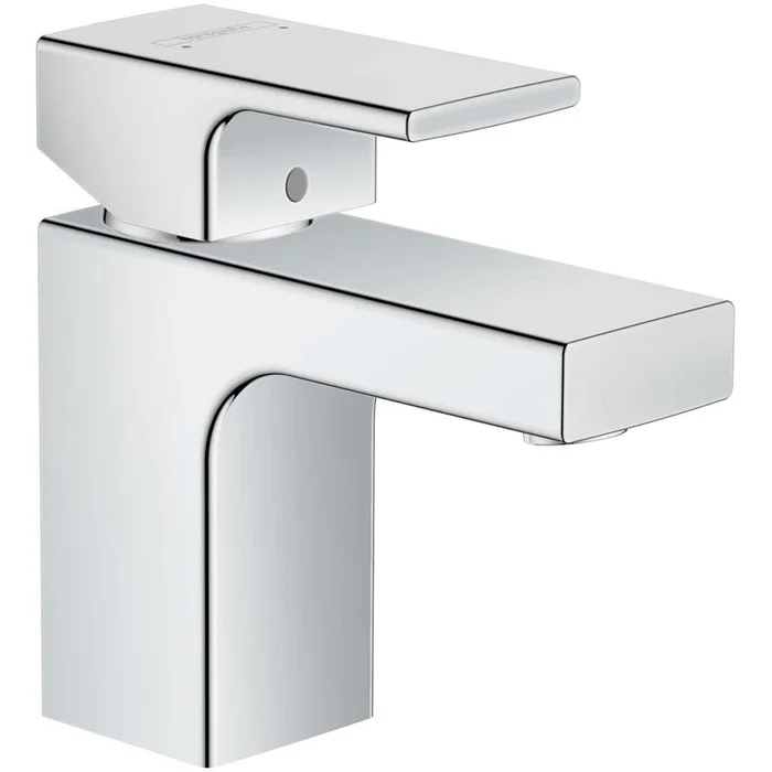 Hansgrohe Vernis Shape Chrome Lever Basin Mixer Tap 70 With Metal Pop-Up Waste