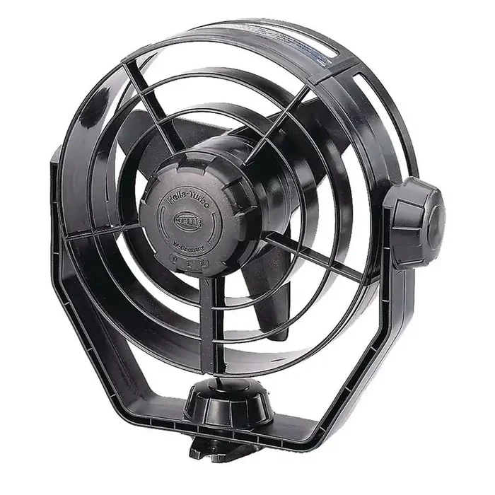 Hella Marine 2-Speed Turbo Fan – 24V – Black
