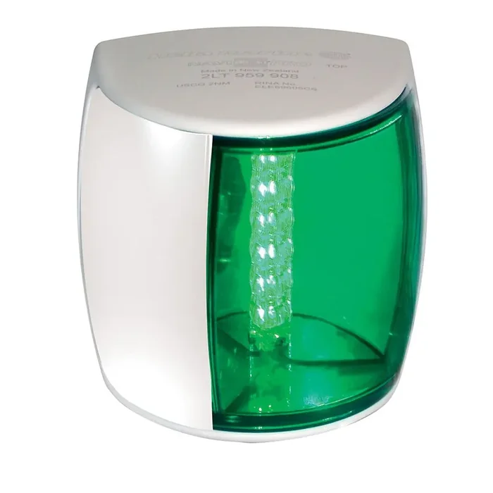 Hella Marine NaviLED PRO Starboard Navigation Lamp – 2nm – Green Lens/White Housing
